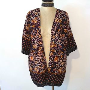 Floral Kimono Style Cover Up